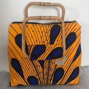 Handbag with African Fabric